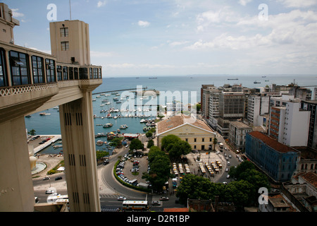 Elevador Lacerda, Salvador (Salvador de Bahia), Bahia, Brésil, Amérique du Sud Banque D'Images