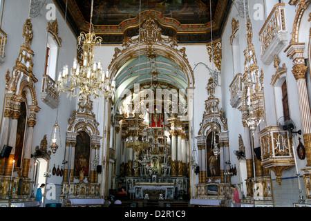 Intérieur de l'Igreja Nosso Senhor do bonfim, église Salvador (Salvador de Bahia), Bahia, Brésil, Amérique du Sud Banque D'Images