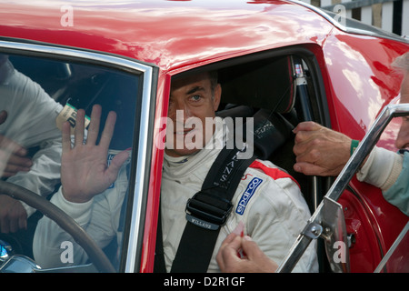 Jean Alesi en 1960 Ferrai avant GTO Ferrari GTO course à Goodwood Revival réunion de courses Banque D'Images