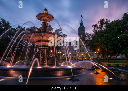 La Fontaine de Tourny, la ville de Québec, province de Québec, Canada, Amérique du Nord Banque D'Images