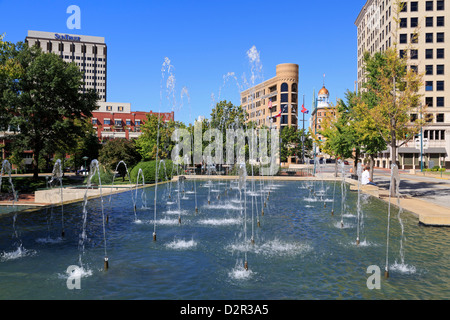 Fontaine de Miller Park, Chattanooga, Tennessee, États-Unis d'Amérique, Amérique du Nord Banque D'Images