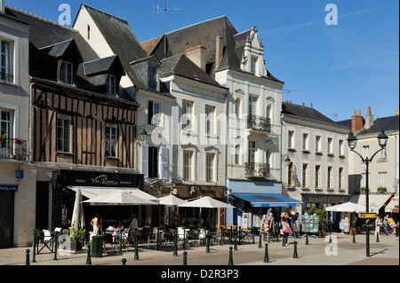 Place Michel Debré, Amboise, UNESCO World Heritage Site, Indre-et-Loire, Centre, France, Europe Banque D'Images