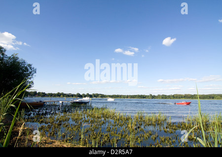 Rues et places à Werder / Havel Banque D'Images