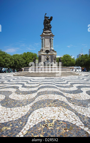 Monument à Praça Sao Sebastiao (St. Sebastian Square), Manaus, Amazonas, Brésil, Amérique du Sud Banque D'Images