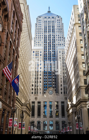 Chicago Board of Trade Building, le centre-ville de Chicago, Illinois, États-Unis d'Amérique, Amérique du Nord Banque D'Images