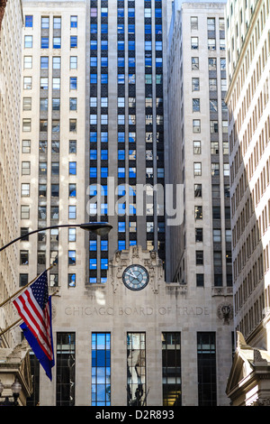 Chicago Board of Trade Building, le centre-ville de Chicago, Illinois, États-Unis d'Amérique, Amérique du Nord Banque D'Images