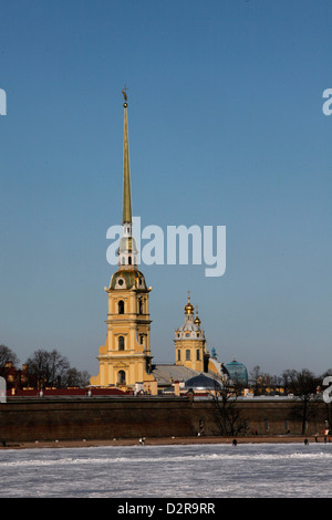 Saint Pierre et Saint Paul Cathedral, Saint-Pétersbourg, Russie, Europe Banque D'Images