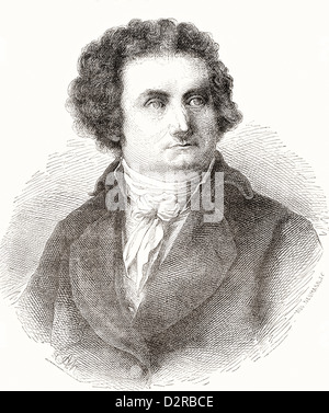 August Wilhelm Iffland, 1759 - 1814. Acteur et auteur dramatique allemand. Banque D'Images
