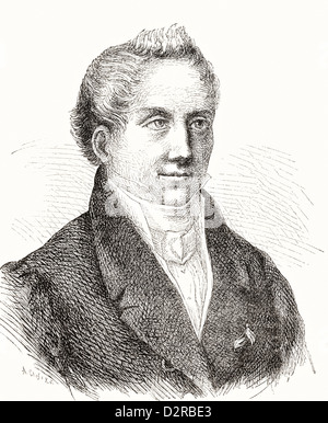 August Wilhelm Schlegel, alias von Schlegel, 1767 - 1845. Poète, traducteur, critique. Banque D'Images