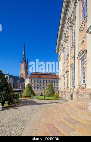 Avec flèche de Riddarholmskyrkan Riddarholmen Riddarholmen (église) à l'arrière-plan, Stockholm, Suède, Europe Banque D'Images