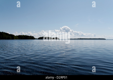 Lac Haukivesi, Parc National de Linnansaari, Finlande Banque D'Images