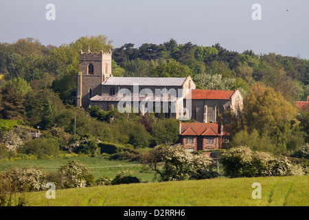 L'église St Mary Wiveton Banque D'Images