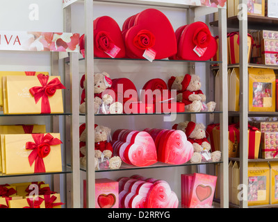 Du grand magasin Macy's Valentine's Day Afficher, NYC Banque D'Images