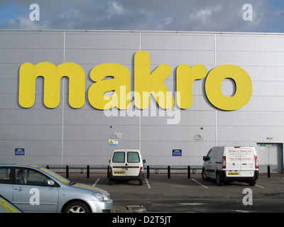 Cash and carry store Makro à Croydon Surrey Banque D'Images