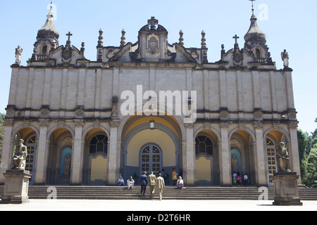 Cathédrale de la Trinité (église de la Sainte Trinité), Addis-Abeba, Ethiopie, Afrique du Sud Banque D'Images