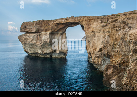 Fenêtre d'azur, Gozo, Malte Banque D'Images