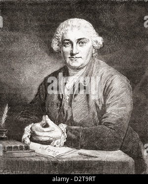 David Garrick , 1717 - 1779. Acteur, dramaturge, directeur de théâtre et producteur. Banque D'Images