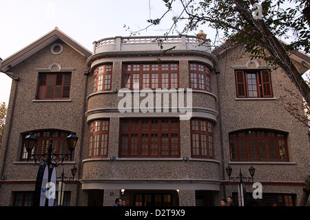 Paysage de style bungalow vieux Shanghai Banque D'Images