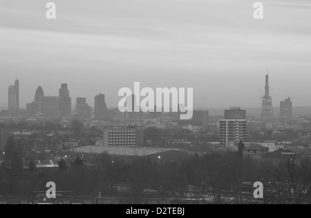 Avis de Hampstead Heath à Londres, Angleterre Banque D'Images