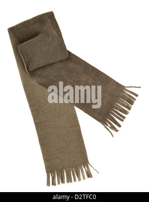 Foulard close up isolé sur fond blanc Banque D'Images