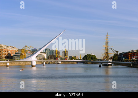 Puente de la Mujer, Buenos Aires, Argentine, Amérique du Sud Banque D'Images