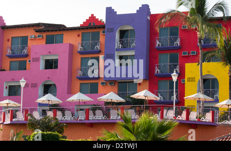 Hôtel Decameron Rincon de Guayabitos Nayarit Mexique Banque D'Images