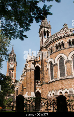 Université de Mumbai la Tour Rajabai . Fort Mumbai Bombay ( Inde ) Banque D'Images