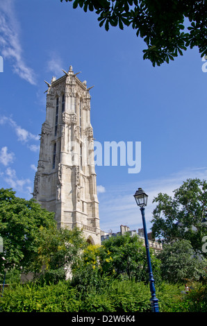 Tour Saint Jacques Paris Banque D'Images