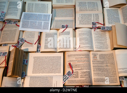 Leipzig, Allemagne, de livres à la Foire du livre de Leipzig Banque D'Images