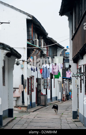 Zhujiajiao Shanghai Old street ville avec ses bâtiments historiques Banque D'Images