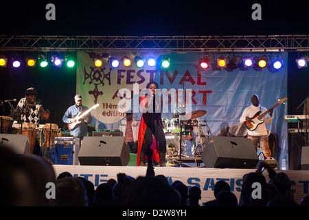 Festival au Désert à Tombouctou, au Mali. Banque D'Images