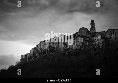 Pitigliano. Italie Banque D'Images