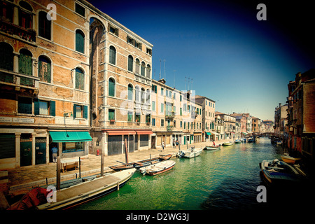 Fondamenta dei Ormesini, Cannaregio, Venise, Italie Banque D'Images