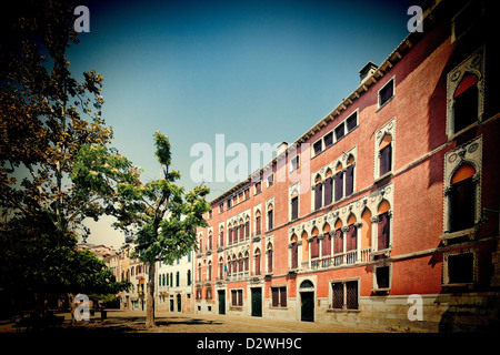 Palazzo Soranzo, Campo San Polo, Venise, Italie Banque D'Images