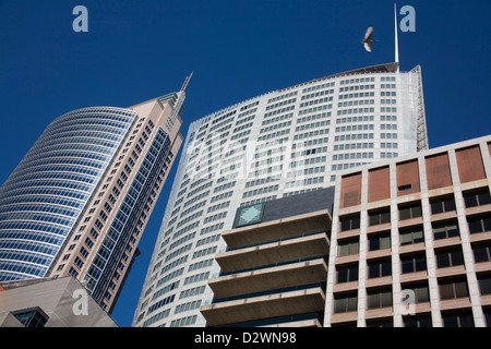 L'ABN Amro : bâtiment et Chifley Tower dominent CBD de Sydney skyline sur Macquarie Street Banque D'Images