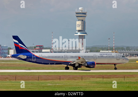 Airbus A321-211 Aeroflot, Banque D'Images