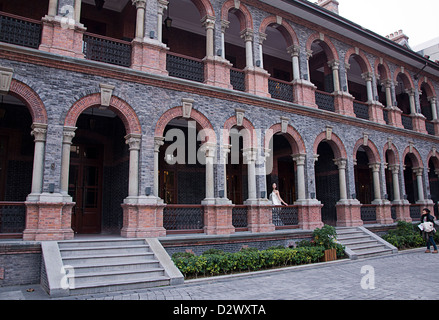 Paysage de style bungalow vieux Shanghai Banque D'Images