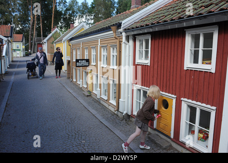 Vimmerby (Suède), la petite, petite ville dans le monde d'Astrid Lindgren Banque D'Images