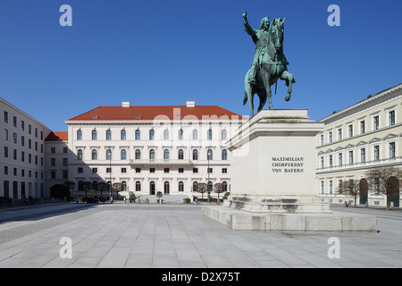 Munich, Allemagne, Palais Ludwig Ferdinand à Wittelsbacherplatz Banque D'Images