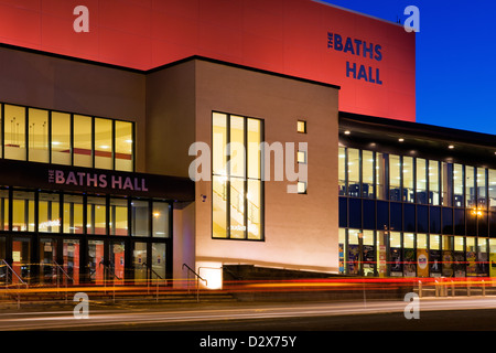 Les bains Hall à Scunthorpe, Lincolnshire du Nord. L'immeuble est administré par Lincolnshire du Nord Conseil et exploité par SMG (UK) Banque D'Images