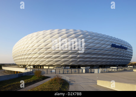 Munich, Allemagne, l'Allianz Arena en Munich-Fröttmaning Banque D'Images