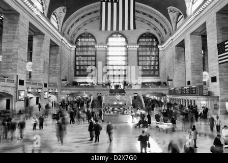 Hall principal, Grand Central Terminal, New York City Banque D'Images