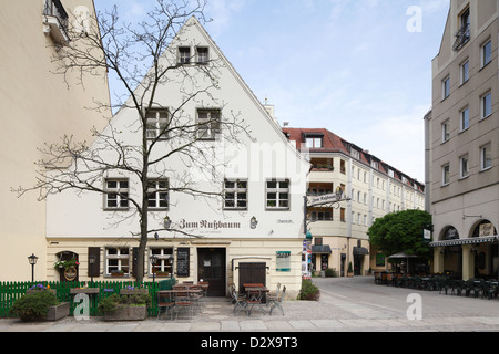 Berlin, Allemagne, Restaurant zum Nussbaum dans Nikolaiviertel Banque D'Images