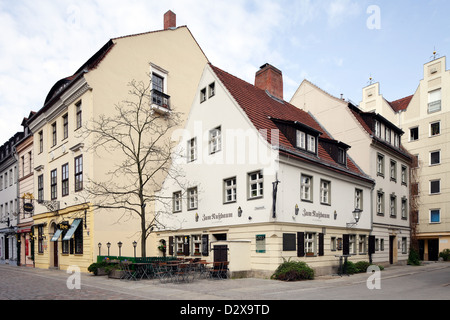 Berlin, Allemagne, Restaurant zum Nussbaum dans Nikolaiviertel Banque D'Images