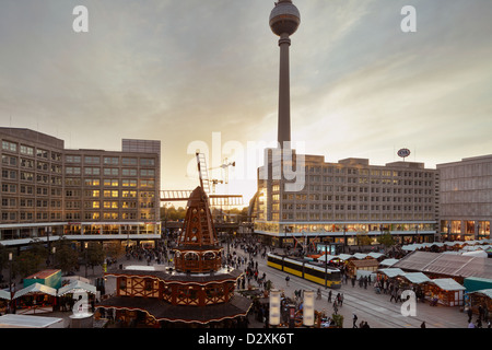 Berlin, Allemagne, de kiosques et de moulin au cours de l'Oktoberfest Banque D'Images