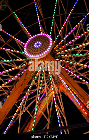 La grande roue de nuit Banque D'Images La grande roue de nuit Banque D'Images