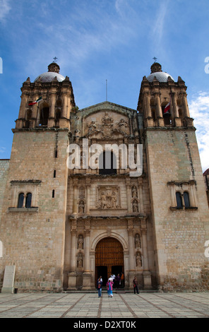 Santo Domingo de Guzmán Church dans la ville d'Oaxaca - Mexique Banque D'Images