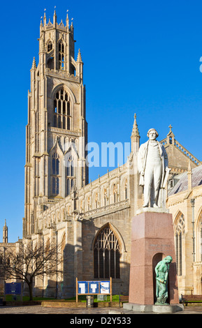 Le Boston stump ou Eglise St Botolph Wormgate Boston Lincolnshire Angleterre GO UK EU Europe Banque D'Images