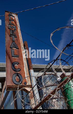 Zone de Georgetown, Seattle, WA Banque D'Images