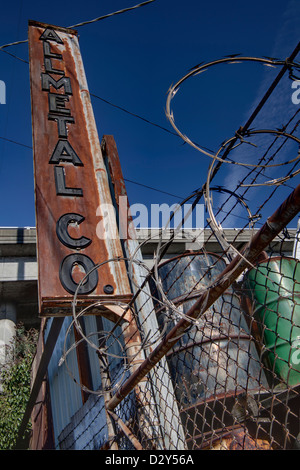 Zone de Georgetown, Seattle, WA Banque D'Images